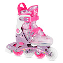 Dětské kolečkové brusle NILS Fun NJ1025 FLIPZY růžové