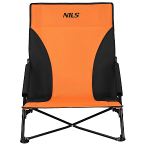 Plážové křeslo NILS NC3035 oranžovo-černé