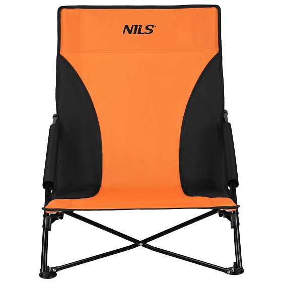 Plážové křeslo NILS NC3035 oranžovo-černé
