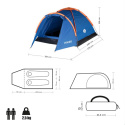 Turistický stan NILS Camp NC6010 Hiker modrý