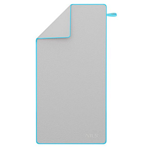 Ručník z mikrovlákna NILS NCR12 šedá/sv.modrá