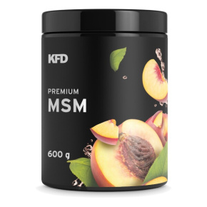 KFD Premium MSM 500 g s příchutí černého čaje s broskví