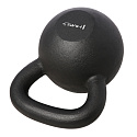 Litinový kettlebell HMS KZG28 28 kg, černý