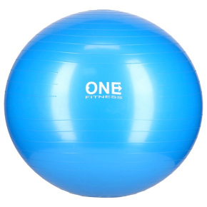 Gymnastický míč ONE Fitness Gym Ball 10 modrý, 65 cm