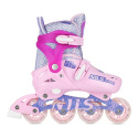Kolečkové brusle NILS Extreme NA13102 růžové