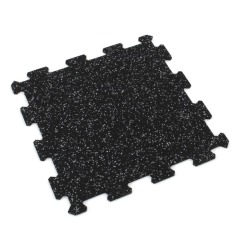 Gumová puzzle podlaha (střed) SF1050 - 95,6 x 95,6 x 1,6 cm, černo-šedá