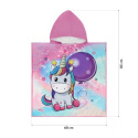 Ručník - pončo z mikrovlákna NILS aqua NAR20 Unicorn