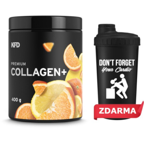 KFD Premium Collagen+ 400 g s příchutí pomeranče s citronem + šejkr ZDARMA