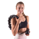 Masážní hula hoop HMS HHW01 se závažím černá