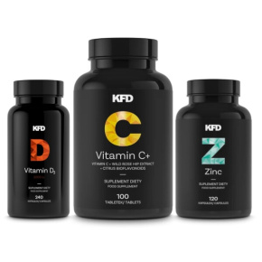 Vitamínový balíček KFD pro podporu imunity s vitamínem C, D3 a zinkem