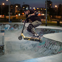Freestyle koloběžka NILS Extrem HS155 Lion zlatá