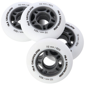 Matná kolečka NILS Extreme PU 72x24 82A, bílá, 4 ks Matná kolečka NILS Extreme PU 72x24 82A, bílá, 4 ks