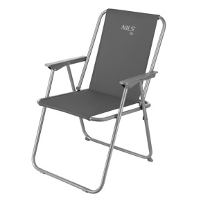 Skládací kempingové křeslo NILS Camp NC3503 šedé