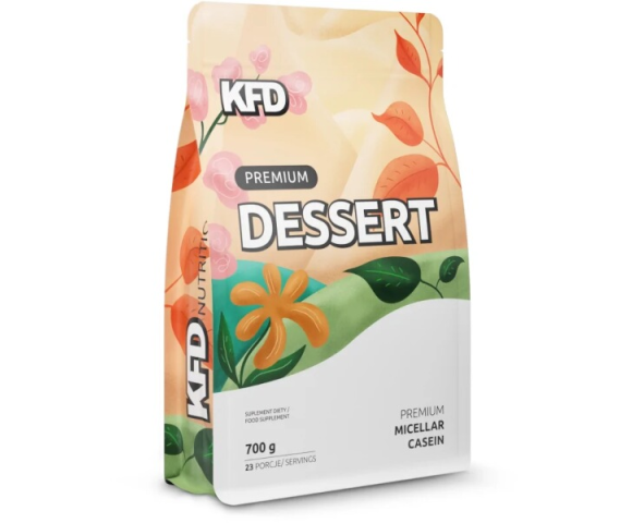 Micelární kasein KFD Premium Dessert 700 g s pistáciovou příchutí
