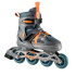 Kolečkové brusle NILS Extreme NJ1828A šedo-oranžové