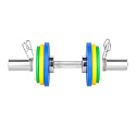 Jednoruční olympijská osa HMS GOP050 5kg 50cm