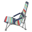 Plážové křeslo NILS Camp NC3035 červené/modré