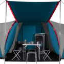 Rodinný stan NILS Camp NC6431 Highland IV modrý/světle šedý