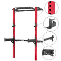 Multifunkční posilovací stojan - Power Rack HMS KLT22 červený