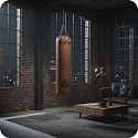 Retro boxovací pytel DBX BUSHIDO Spartan 150 x 40 cm, 50 kg