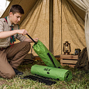 Skládací kempingové lehátko NILS Camp NC3504 military 190 cm
