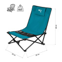 Skládací plážové křeslo NILS Camp NC3306 modré/černé