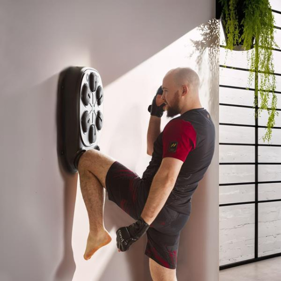 Elektronický boxerský terč HMS TB10 s LED, Bluetooth a rukavicemi (Music Boxing Machine)