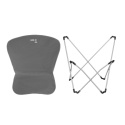 Skládací křeslo NILS Camp NC3051 šedé