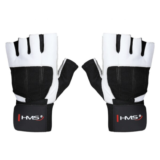 Fitness rukavice HMS RST04 bílé