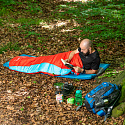 Spací pytel NILS Camp NC2012 červený/modrý