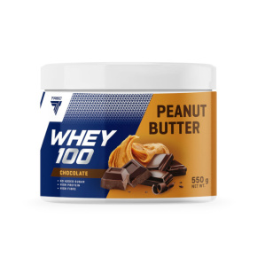 Proteinové arašídové máslo Trec Peanut Butter WHEY 100 s příchutí čokolády 550 g