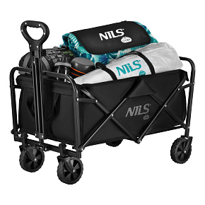 Skládací kempingový vozík NILS Camp NC4306 černý