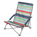 Plážové křeslo NILS Camp NC3035 červené/modré