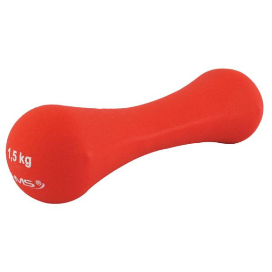 Litinová činka pokrytá neoprenem HMS