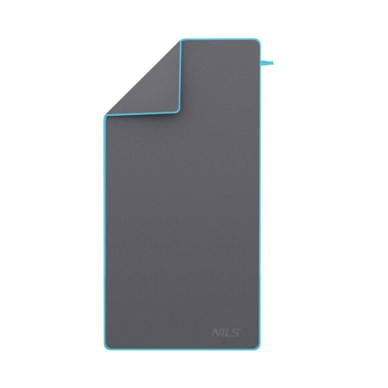 Ručník z mikrovlákna NILS NCR13 tmavě šedý/modrý