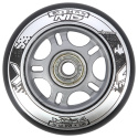 Sestava černých PU koleček 76x24 + ložiska ABEC9 NILS EXTREME