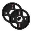 Sada olympijských polyuretanových kotoučů HMS TPC set 2 x 2,5 - 25 kg