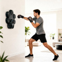 Elektronický boxerský terč HMS TB30 s LED, Bluetooth a rukavicemi (Music Boxing Machine)