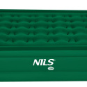 Dvouosobová nafukovací matrace NILS Camp NC2808 s vestavěnou pumpou zelená 200x145x35 cm