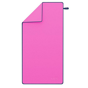 Ručník z mikrovlákna NILS NCR13 růžový / tmavě modrý