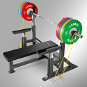 Benchpress lavice HMS LS6803 s bezpečnostními zarážkami