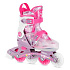 Dětské kolečkové brusle NILS Fun NJ1025 FLIPZY růžové