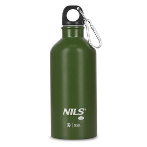 Nerezová turistická láhev NILS Camp NC3801 zelená 500 ml