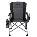 Skládací rybářské křeslo NILS Camp NC3309 šedo-černé