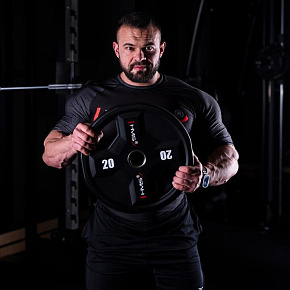 Sada olympijských polyuretanových kotoučů HMS TPC set 2 x 2,5 - 25 kg